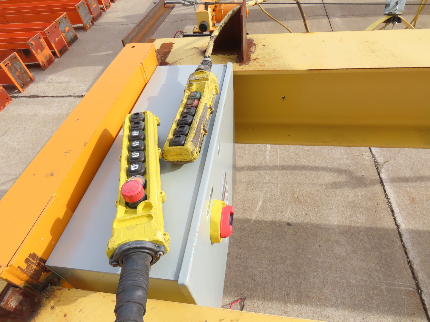 Harrington 1 Ton Free Standing 3-Bridge Crane System 39' 3" Span 225' Runway