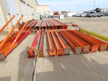 Harrington 1 Ton Free Standing 3-Bridge Crane System 39' 3" Span 225' Runway