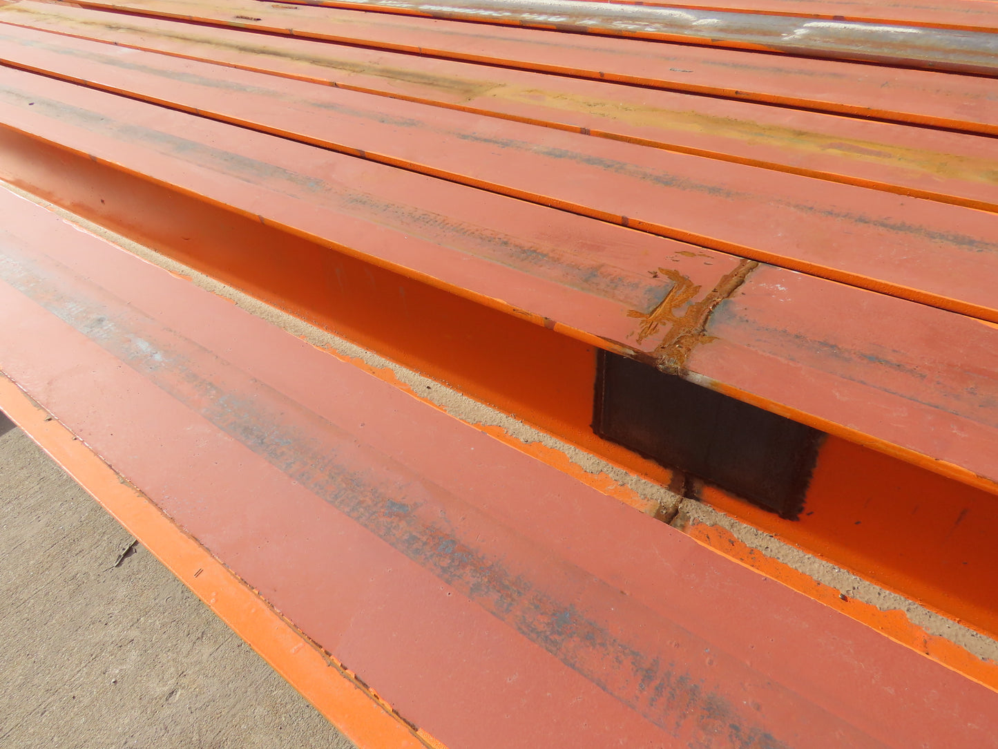 Harrington 1 Ton Free Standing 3-Bridge Crane System 39' 3" Span 225' Runway