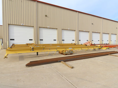 Harrington 1 Ton Free Standing 3-Bridge Crane System 39' 3" Span 225' Runway