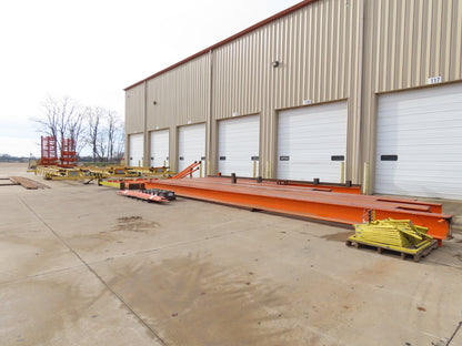 Harrington 1 Ton Free Standing 3-Bridge Crane System 39' 3" Span 225' Runway