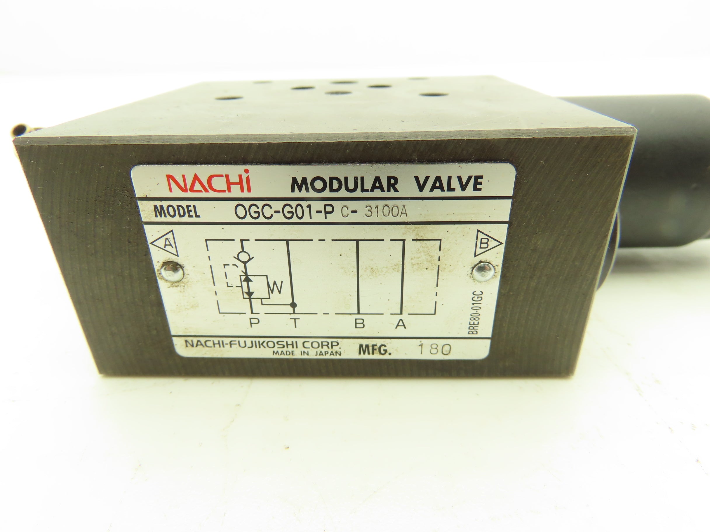 Nachi OGC-G01-PC-3100A Hydraulic Flow Control Modular Stack Valve ...