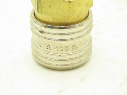 Hansen 400 Pneumatic Socket Coupling 1/2" NPT Male Brass Body Lot of 6