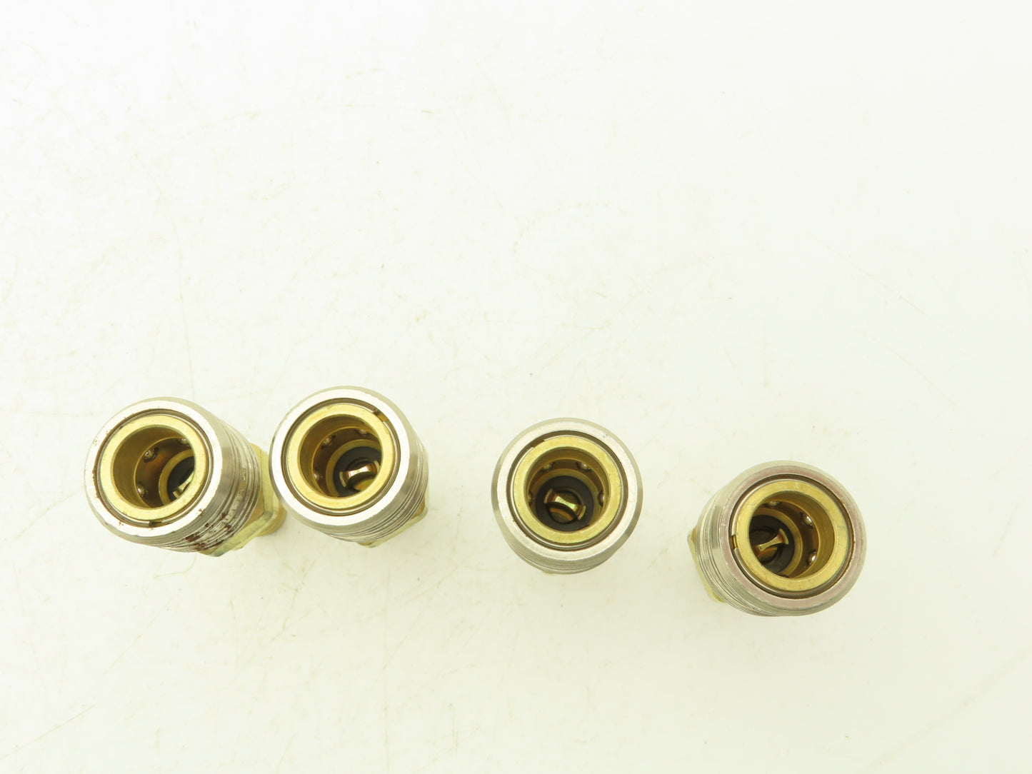 Hansen 400 Series Pneumatic Socket Coupling 1/2" Barb  Brass Body Lot of 4