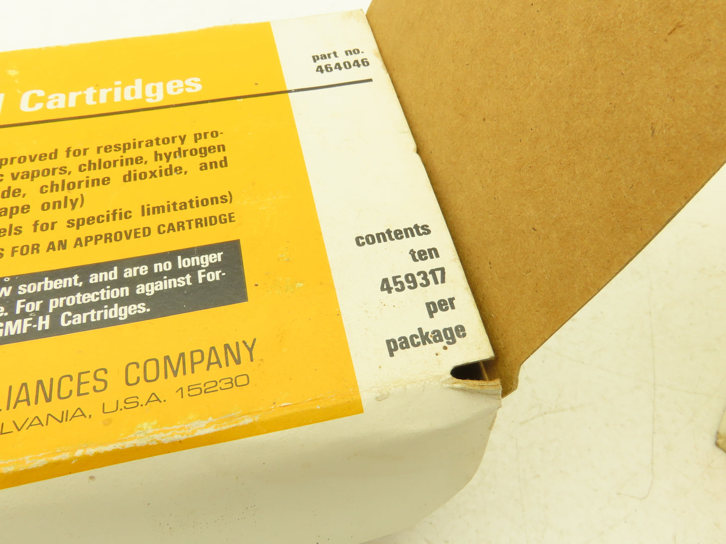 MSA 459317 Chemical Cartridges GMC Type Respiratory Protection Lot of 20