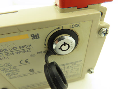 Omron D4BL-2DRA Solenoid Interlock Safety Door Switch 24VDC