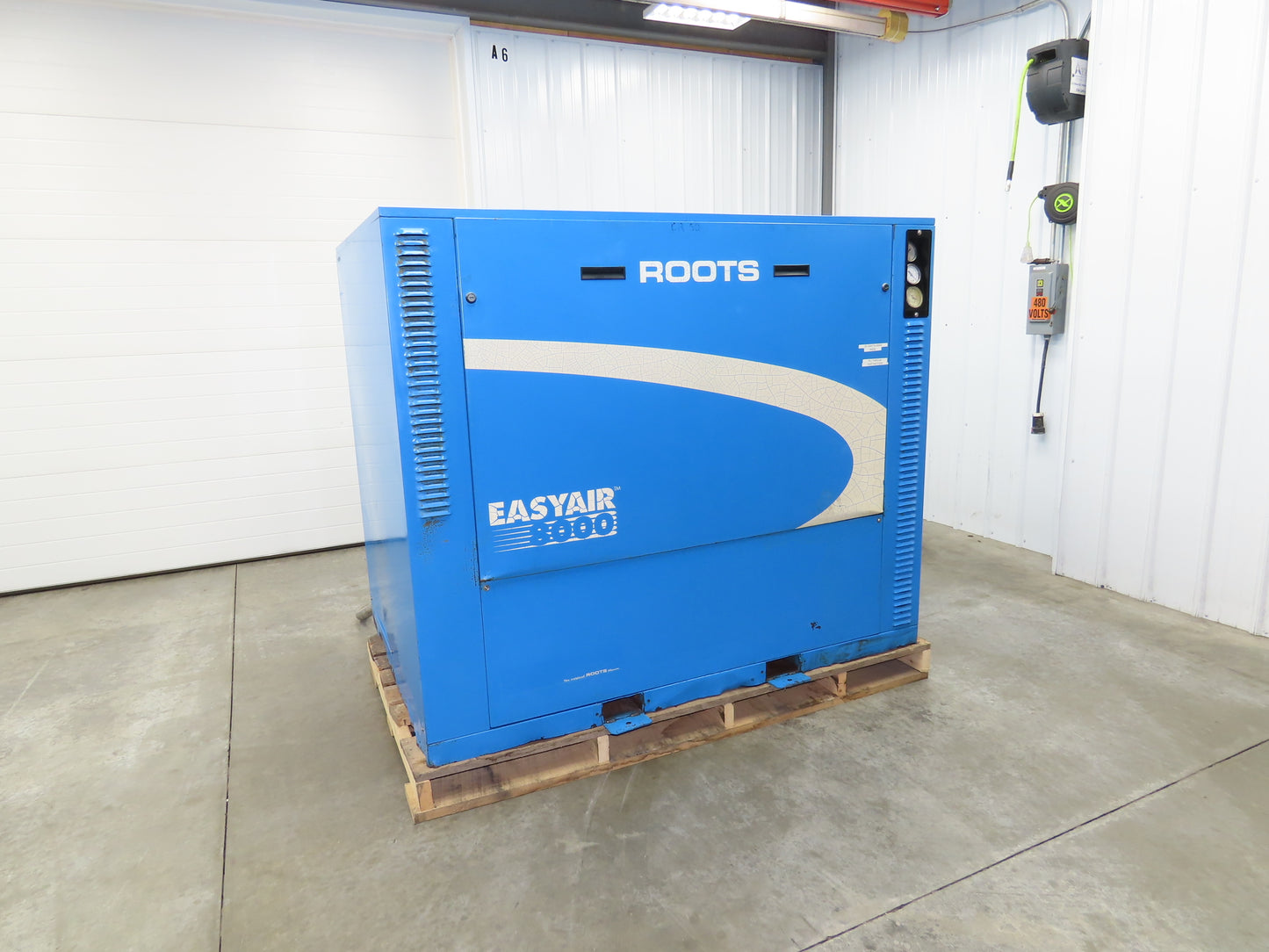 Dresser Roots 616 RAM Positive Displacement Blower 75HP 480V 3Ph Easy Air 8000