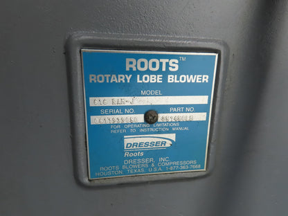Dresser Roots 616 RAM Positive Displacement Blower 75HP 480V 3Ph Easy Air 8000