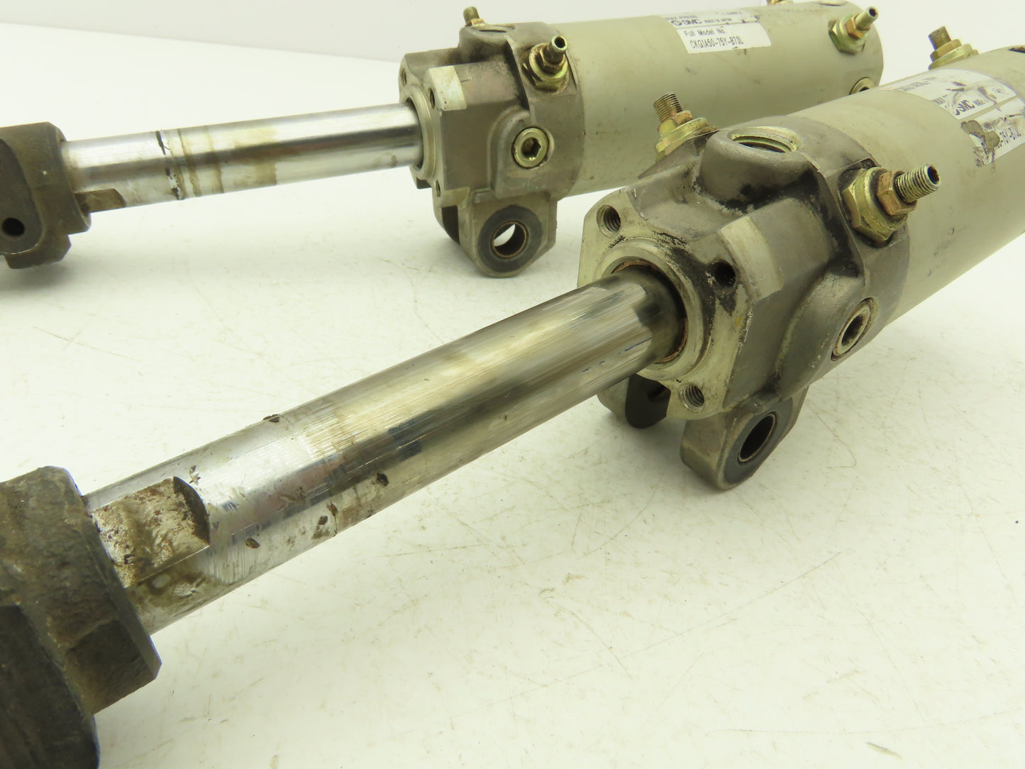 SMC CKG1A50-75Y Pneumatic Air Clamp Cylinder 50mm Bore 75mm Stroke  Lot of 2