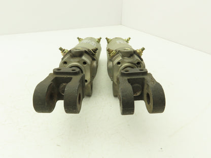 SMC CKG1A50-75Y Pneumatic Air Clamp Cylinder 50mm Bore 75mm Stroke  Lot of 2