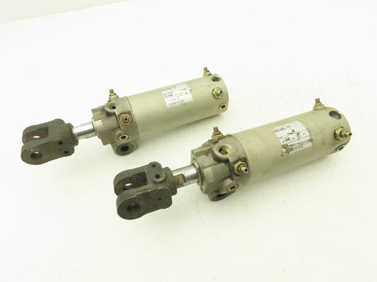 SMC CKG1A50-75Y Pneumatic Air Clamp Cylinder 50mm Bore 75mm Stroke  Lot of 2