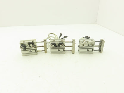 SMC MGPL12-25-DCH3195H Compact Guide Cylinder 12mm Bore 25mm Stroke  Lot of 3