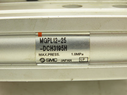 SMC MGPL12-25-DCH3195H Compact Guide Cylinder 12mm Bore 25mm Stroke  Lot of 3