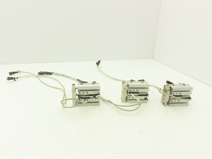 SMC MGPL12-25-DCK2367K Compact Guide Cylinder 12mm Bore 25mm Stroke  Lot of 3