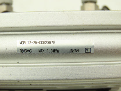 SMC MGPL12-25-DCK2367K Compact Guide Cylinder 12mm Bore 25mm Stroke  Lot of 3