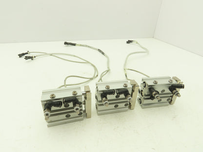 SMC MGPL12-25-DCK2367K Compact Guide Cylinder 12mm Bore 25mm Stroke  Lot of 3
