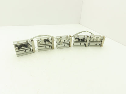 SMC MGPL12-25-DCK2367K Compact Guide Cylinder 12mm Bore 25mm Stroke  Lot of 5