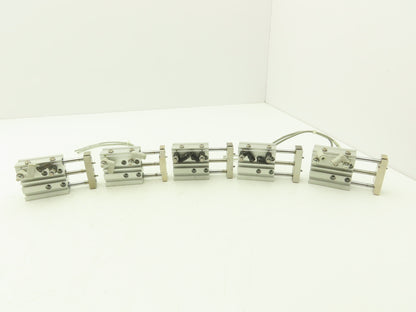 SMC MGPL12-25-DCK2367K Compact Guide Cylinder 12mm Bore 25mm Stroke  Lot of 5