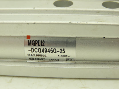 SMC MGPL12-DCG4945G-25 Compact Guide Cylinder 12mm Bore 25mm Stroke