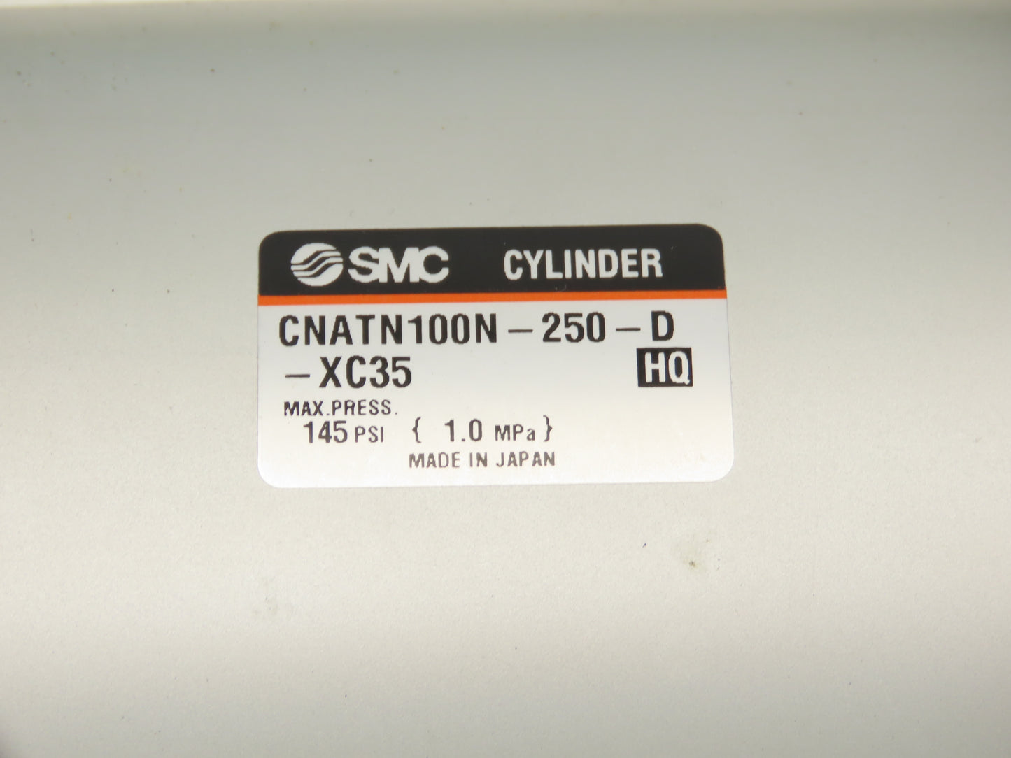 SMC CNATN100N-250-D-XC35 Pneumatic Air Cylinder 100mm x 250mm Stroke w/Rod Lock