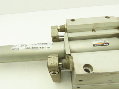 SMC MGGLB40-75+175-X61US Pneumatic Guided Air Cylinder 75mm+175mm Tandem Stroke