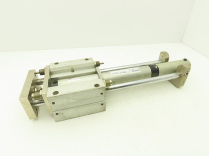 SMC MGGLB40-75+175-X61US Pneumatic Guided Air Cylinder 75mm+175mm Tandem Stroke