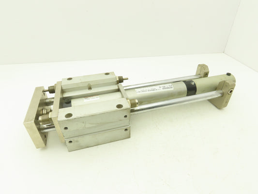 SMC MGGLB40-75+175-X61US Pneumatic Guided Air Cylinder 75mm+175mm Tandem Stroke