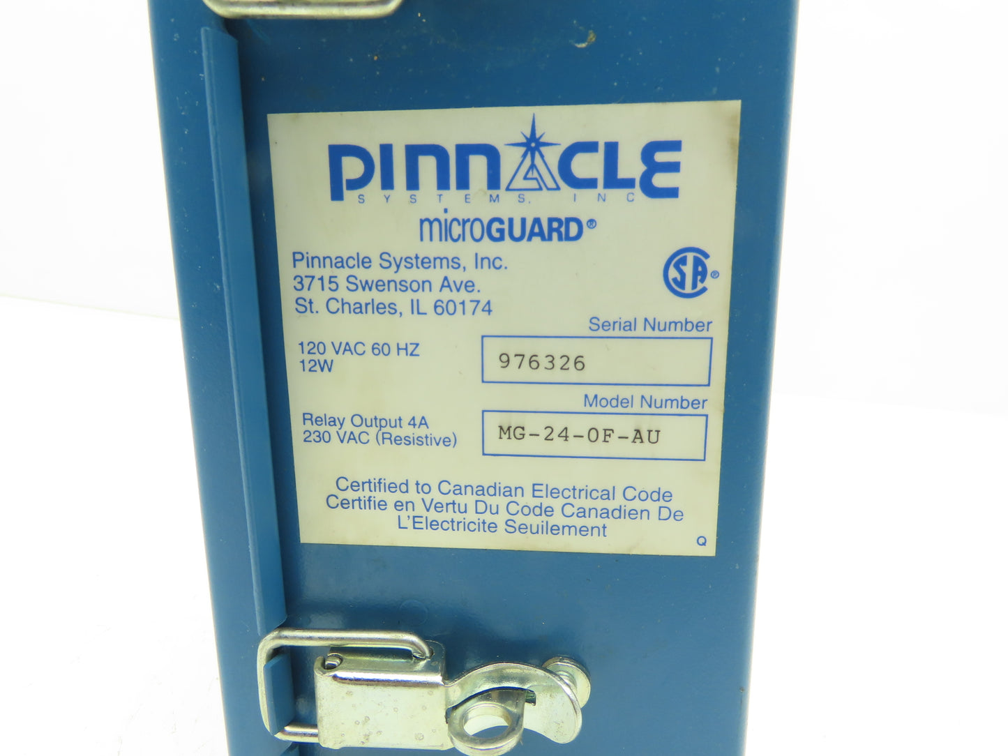 Pinnacle Systems MG-24-0F-AU Light Curtain Set With Controller 24" Height