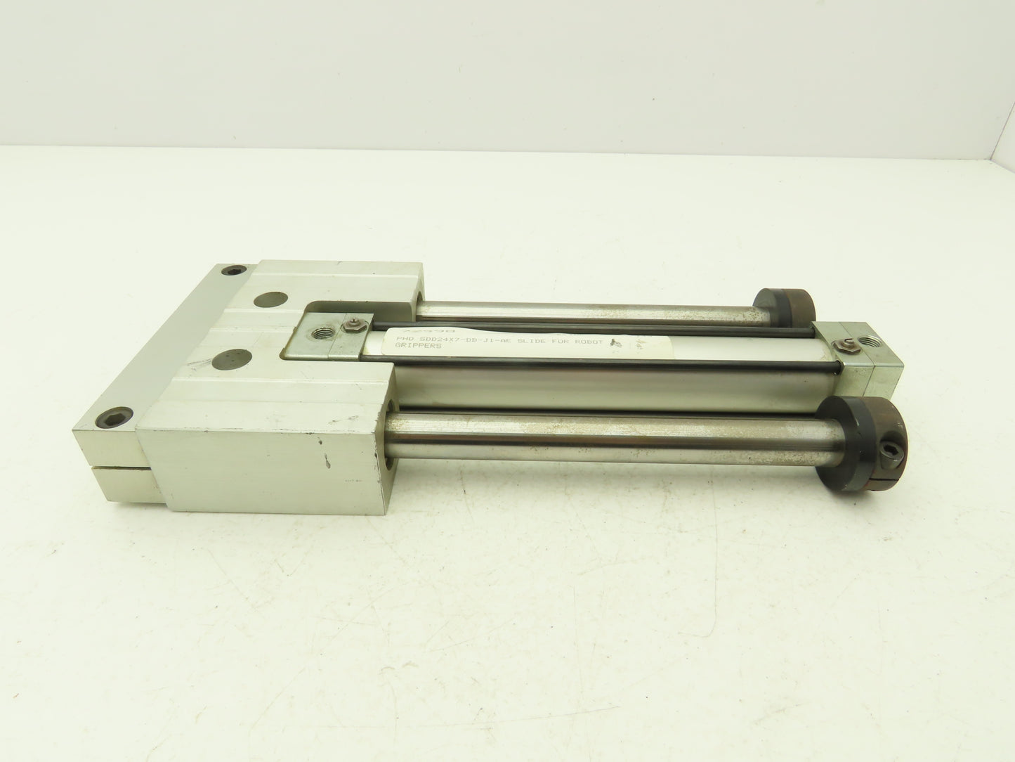 PHD SDD24X7-AE-DB-J1 Pneumatic Slide Thruster Guided Air Cylinder 7" Stroke
