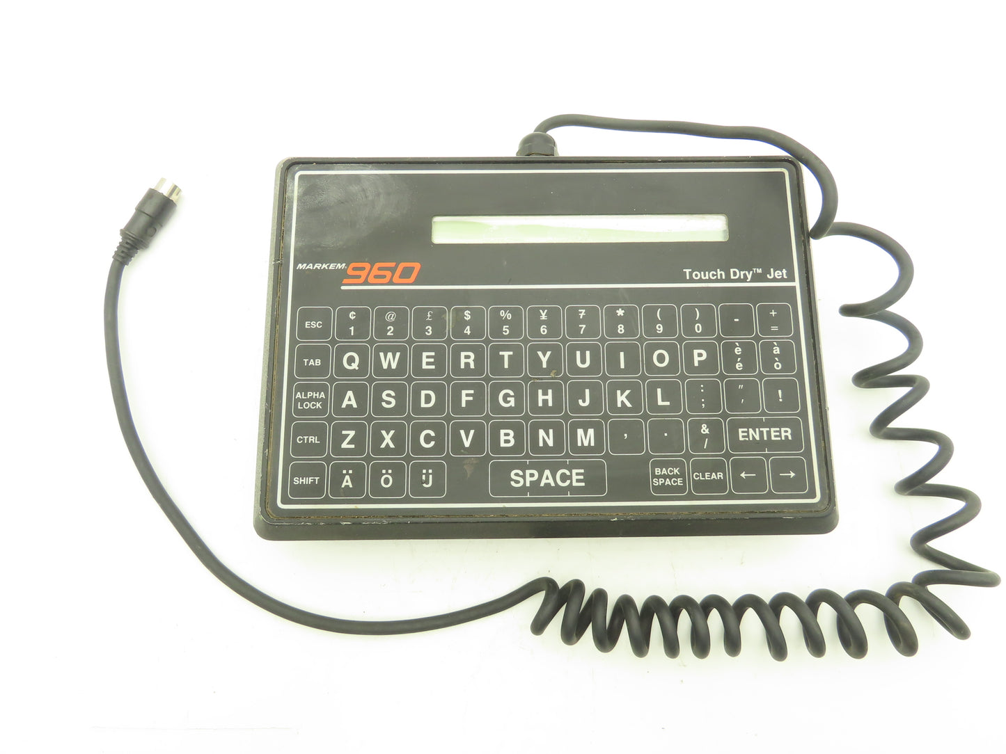 Markem 960 Touch Dry Jet Keyboard Controller w/LCD Display
