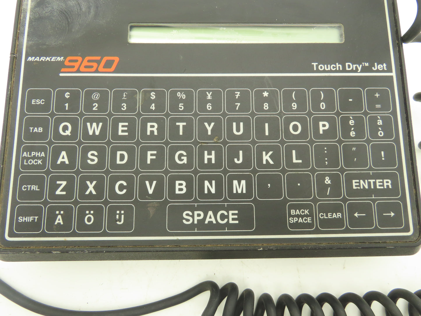 Markem 960 Touch Dry Jet Keyboard Controller w/LCD Display