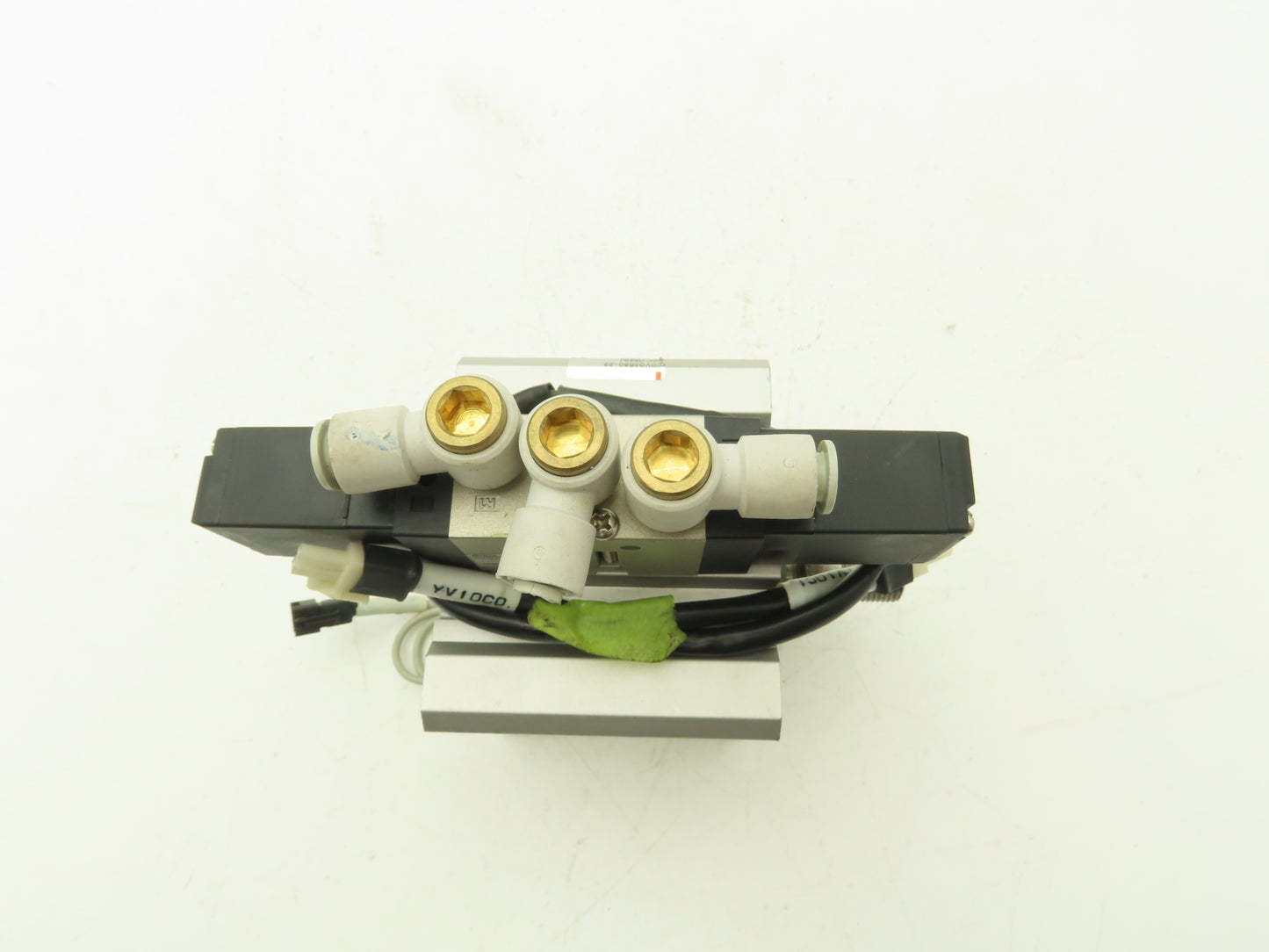 SMC CDVQ2B80-23-DCJ1649J Air Cylinder 80mm Bore 23mm Stroke w/Solenoid Valve 24V