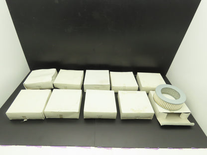 AF-6022M Pneumatic Air Filter Paper 7" OD 4-1/2" ID 2-3/8" Depth Lot of 10