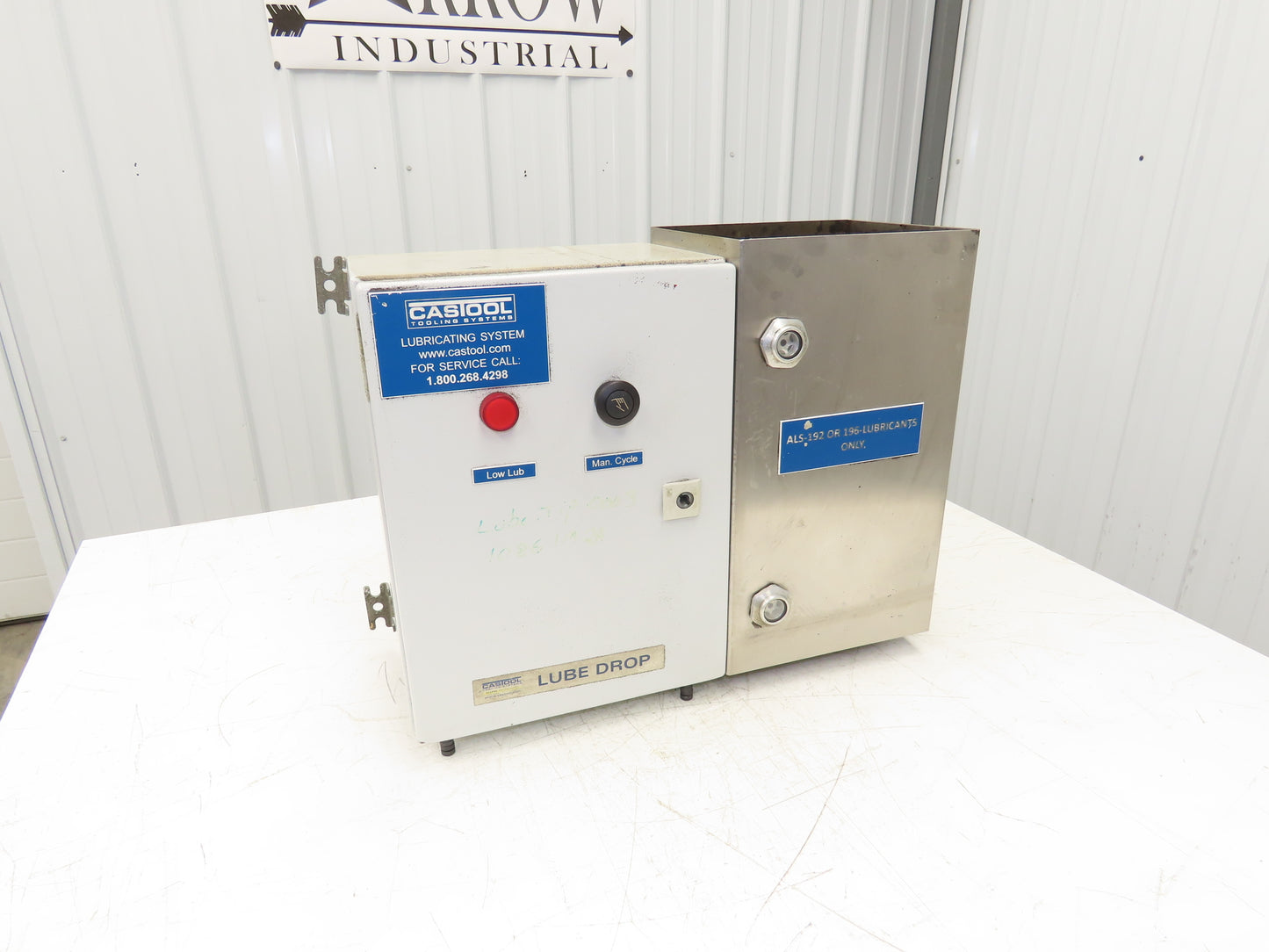 Castool C1L-AL-LD-BR-B Automatic Lubricator CNC Oil Pump 24VDC 15CC With Tank