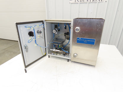 Castool C1L-AL-LD-BR-B Automatic Lubricator CNC Oil Pump 24VDC 15CC With Tank