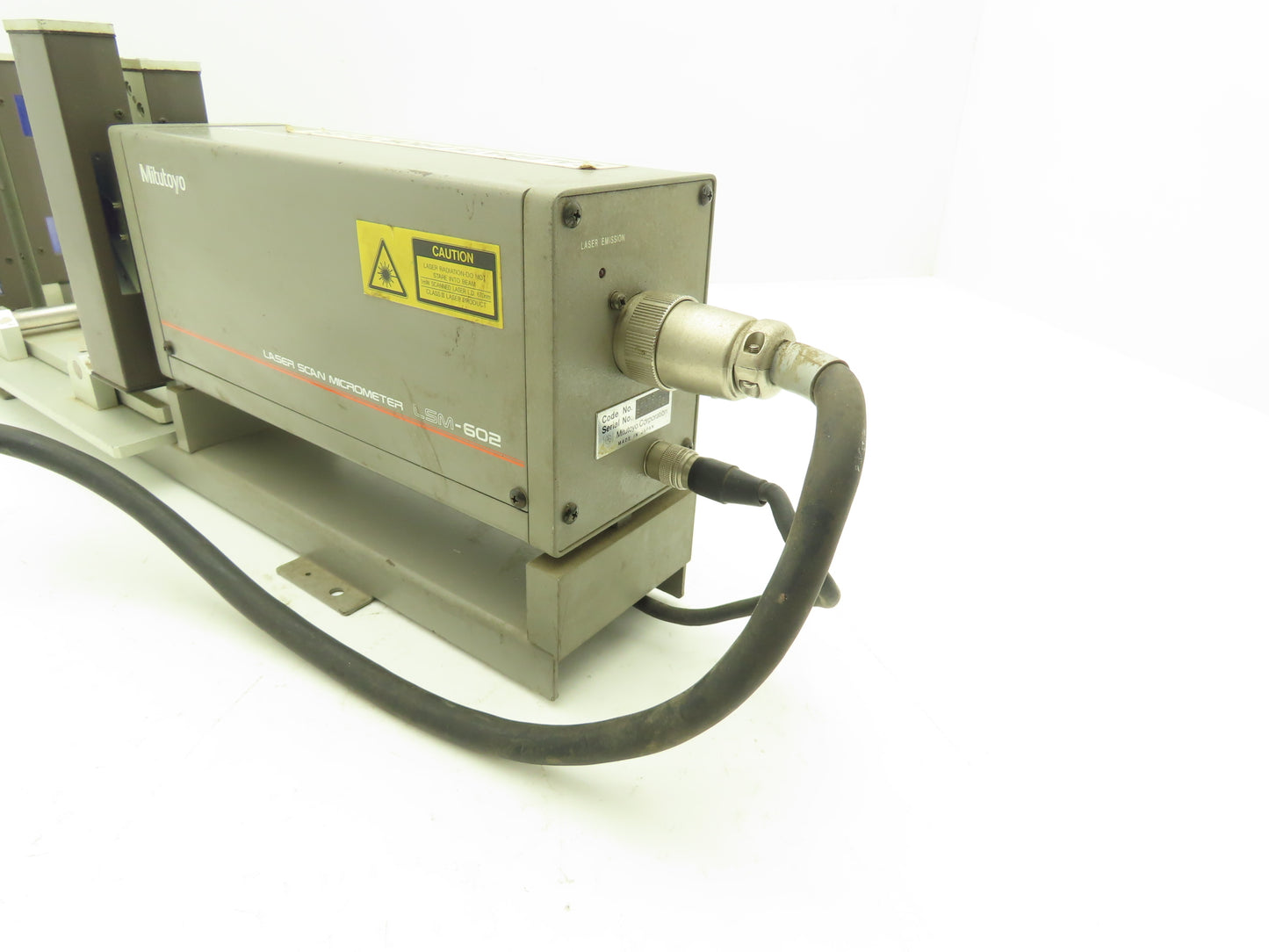 Mitutoyo LSM-602 Laser Scan Micrometer with Size Adapter