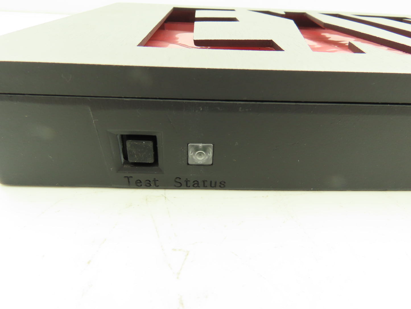 Lithonia Lighting 285250 Brushed Aluminum Red LED Emergency Exit Sign 120/277VAC