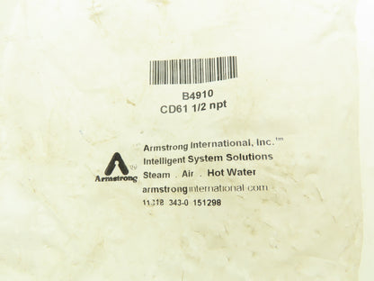 Armstrong CD-61 Disc Steam Trap 1/2" NPT 600PSI