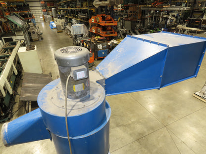 Donaldson 24 Torit Cyclone Dust Collector 4 Bag Filter 7.5HP 3500 CFM 2-Drum