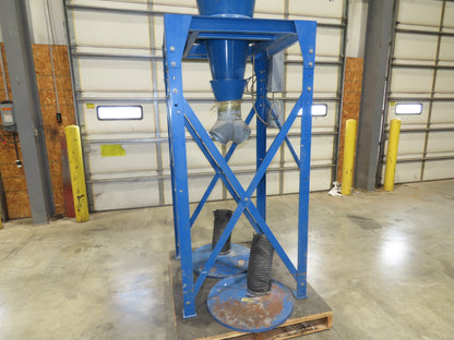 Donaldson 24 Torit Cyclone Dust Collector 4 Bag Filter 7.5HP 3500 CFM 2-Drum