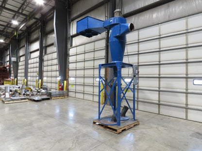 Donaldson 24 Torit Cyclone Dust Collector 4 Bag Filter 7.5HP 3500 CFM 2-Drum