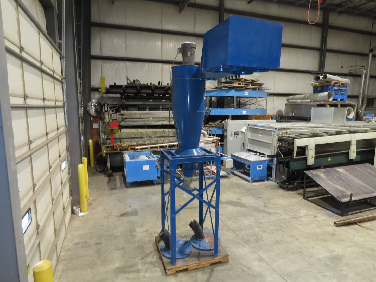 Donaldson 24 Torit Cyclone Dust Collector 4 Bag Filter 7.5HP 3500 CFM 2-Drum