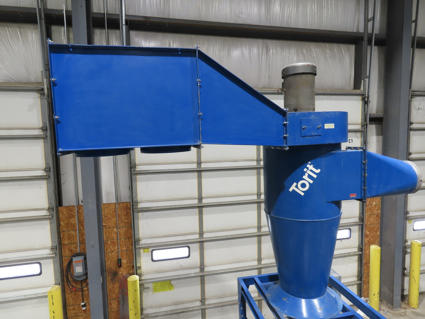 Donaldson 24 Torit Cyclone Dust Collector 4 Bag Filter 7.5HP 3500 CFM 2-Drum