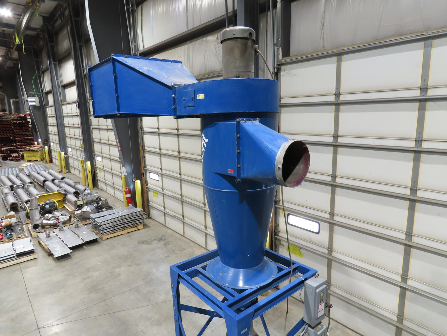Donaldson 24 Torit Cyclone Dust Collector 4 Bag Filter 7.5HP 3500 CFM 2-Drum