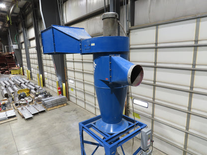 Donaldson 24 Torit Cyclone Dust Collector 4 Bag Filter 7.5HP 3500 CFM 2-Drum