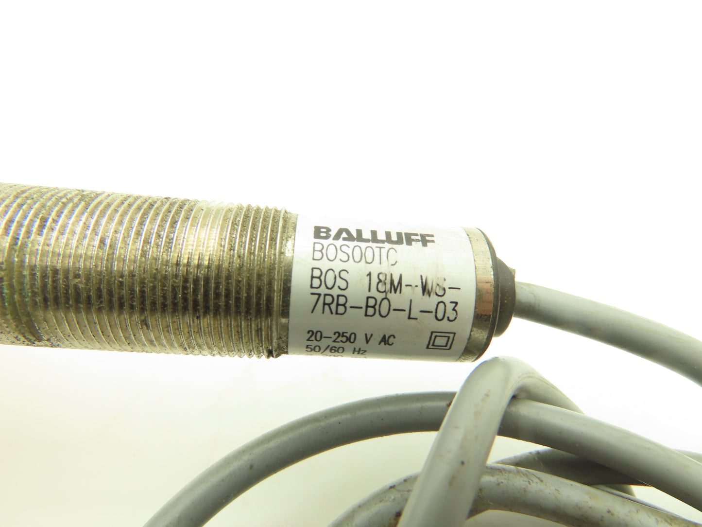 Balluff BOS 18M-WS-7RB-B0-L-03 Proximity Retroreflective Sensor Switch BOS00TC