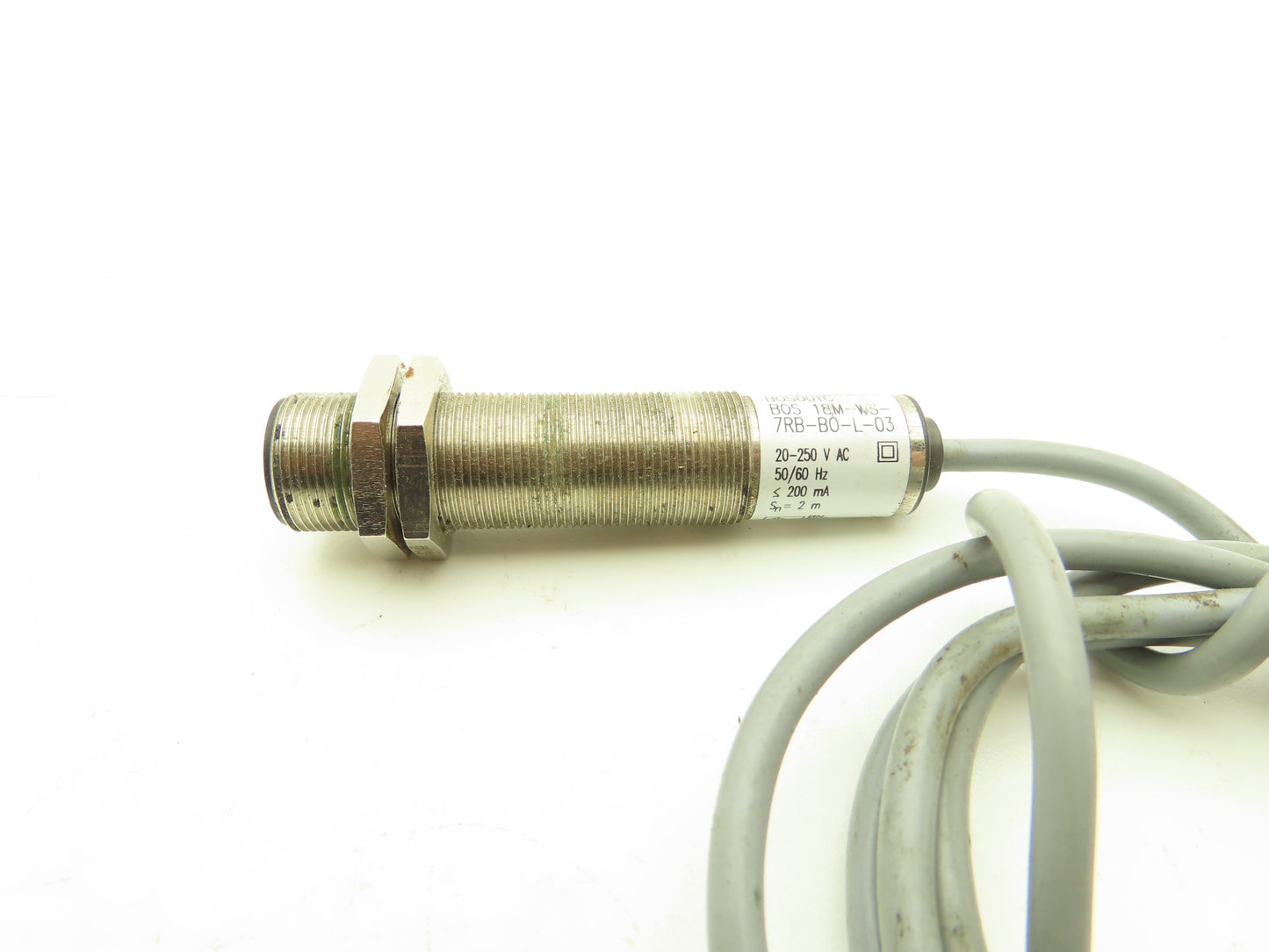 Balluff BOS 18M-WS-7RB-B0-L-03 Proximity Retroreflective Sensor Switch BOS00TC