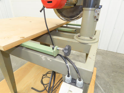 Omga RN 700 Radial Arm Saw 14" Blade 4Hp Motor 36-5/8" 700mm Rip 230/460V 3Ph