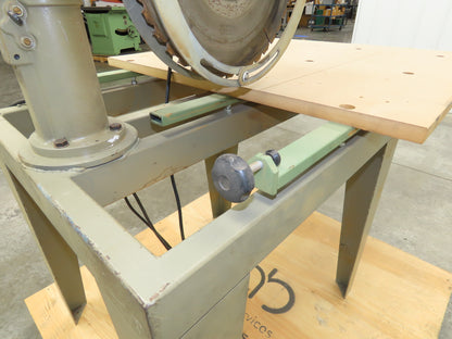 Omga RN 700 Radial Arm Saw 14" Blade 4Hp Motor 36-5/8" 700mm Rip 230/460V 3Ph