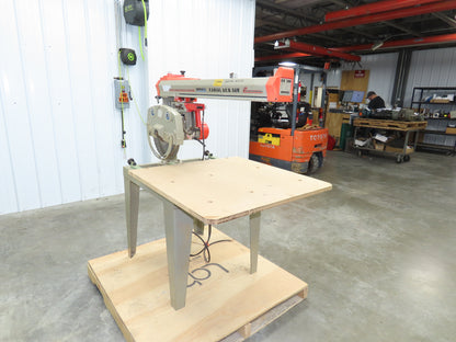 Omga RN 700 Radial Arm Saw 14" Blade 4Hp Motor 36-5/8" 700mm Rip 230/460V 3Ph